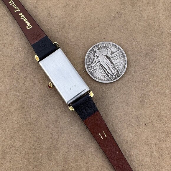 Vintage Swiss Watch by Valdean 20 Micron 18K Gold Plated Watch Runs - Picture 7 of 7